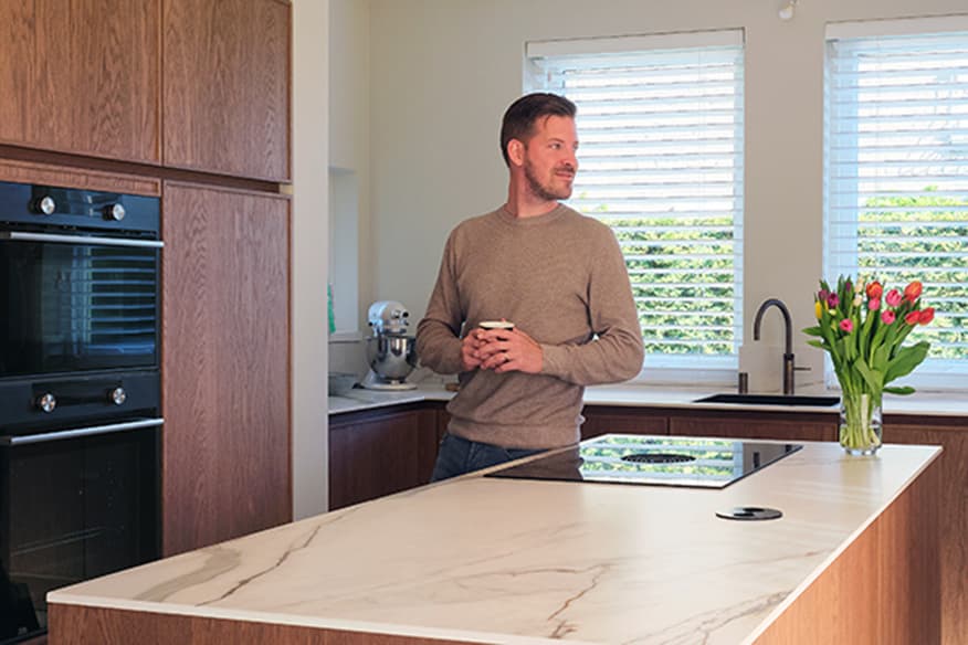 man standing in the kitchen