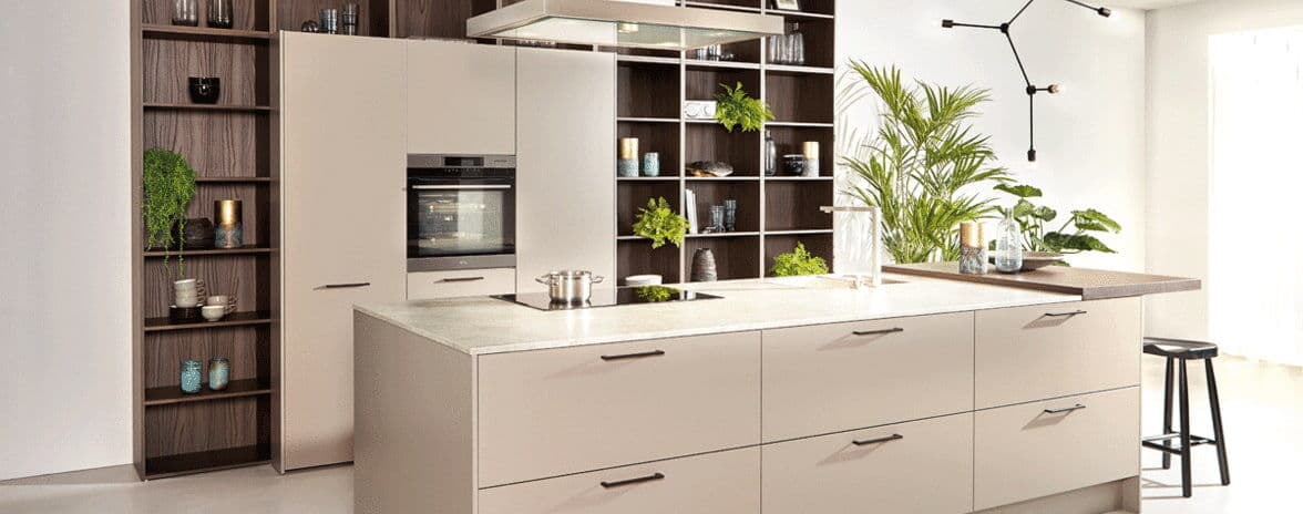 modern open keuken details