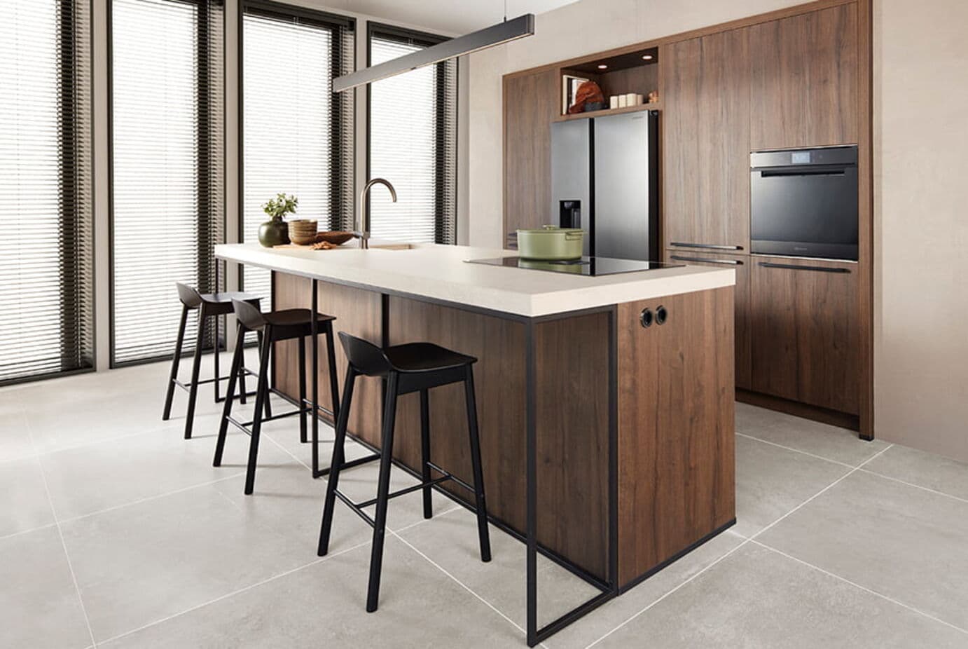 modern kitchen wooden